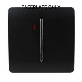 Piano Black Spare Plate Wiring Accessories Trendi Decorative Screwless